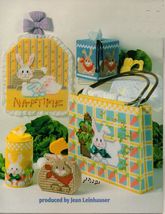 Plastic Canvas Nursery Easter Bunny Tissue Wipes Cover Music Sign Tote Patterns - £10.21 GBP