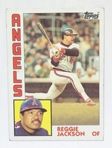 Reggie Jackson 1984 Topps #100 California Angels Los Angeles MLB Baseball Card - £1.34 GBP