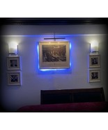 US ARMY MERRY CHIRSTMAS 1776 PRINT IN WHITE WOODEN GLASS FRAME FRAMED 23... - $243.75 CAD