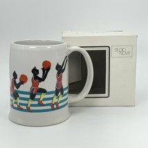 Studio Nova Stein Ceramic Mug Basketball Players Two Points NEW 16 oz MZ700 - $50.00