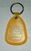 Vintage Yellow Dutch Foods Farm Market Dayton Virginia Keychain Fob Mouse Cheese - £18.68 GBP