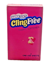 VINTAGE SuperSoft Cling Free Fabric Softener / 2 One-Use Sheets - £15.80 GBP