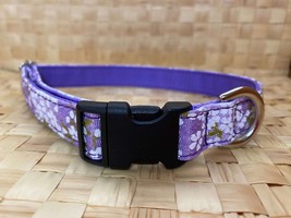 Japanese Elegance: Maihime Series Dog Collar in Purple  - $18.38