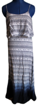 blu pepper Women&#39;s Navy/Cream Sleeveless Ombre Maxi Dress ~S~ Style# BA ... - £7.47 GBP