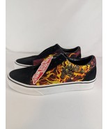 Vans Suede Canvas Skulls And  Flames 508731 Men&#39;s 5.0 Womens 6.5 - $26.99