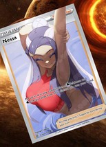 Custom Pokémon trainer card cynthia Misty Mallow lusamine Hilda Nessa Miriam  - £7.08 GBP