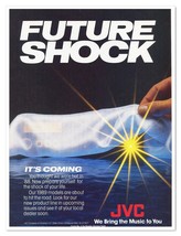 JVC Future Shock It&#39;s Coming Competitive Audio Vintage 1989 Print Magazine Ad - £7.75 GBP