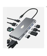 Kukiy 10-in-1 USB-C Hub for MacBookPro / Air (Thunderbolt 3) Model # C8-... - $24.75