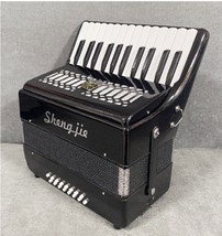 Accordion 16 Bass 25 Keys Black color Professional Keyboard Instrument - £471.02 GBP