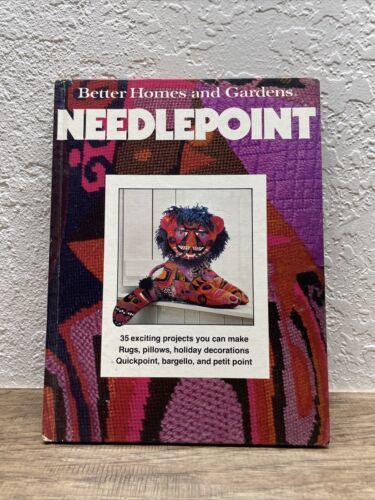 Vintage Better Homes and Gardens Needlepoint Hardcover 1978 Book KG Need... - $4.95