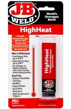 J-B Weld HighHeat Temperature &amp; High HEAT RESISTANT EPOXY Adhesive Glue ... - $525.15 MXN