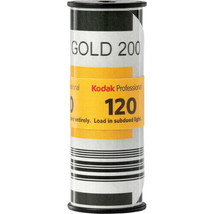 Kodak Professional Gold 200 Color Negative Film (120 Roll Film, 1 Roll) - £19.45 GBP