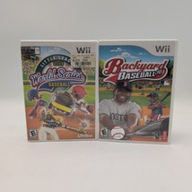 Little League World Series Baseball 2009 &amp; Backyard Baseball Nintendo Wii CIB - $19.34