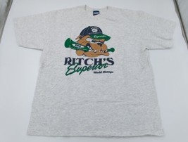 Vintage Ritch&#39;s Superior TPS Softball Team T-Shirt Slow Pitch USA 90s Me... - £78.88 GBP
