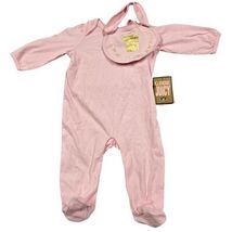 Juicy Couture Pink Baby Girls Footed Pajama Sleeper Romper Bib 3-6 Vinta... - $29.70 Juicy Couture Pink Baby Girls Footed Pajama Sleeper Romper Bib 3-6 Vinta... - $29.70