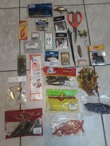 Large Fishing Tackle/Lure Lot New/used freshwater/salt corks hooks worms... - $39.19