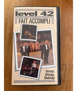 Level 42 Fait Accompli - VHS Video Tape. Hi Fi Stereo - €10,87 EUR