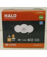 Cooper Lighting Solutions Halo Switch Hardwired LED White Twin Head Floo... - $67.84 CAD