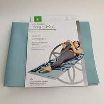 GAIAM Foldable Yoga Mat Super Compact 68" L x 24" W x 2MM NWT - £23.84 GBP