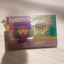 Vintage - Memorex DBS 110 blank Cassette Tape Brand New Sealed - $1.94