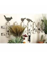 Wood and Metal Wall Hooks Black Brown Classic French Country Shabby Chic... - $98.00