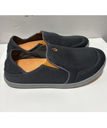 OLUKAI Nohea Mesh Men&#39;s M9 Gray Orange Dark Shadow Slip On EXCELLENT 101... - $44.95