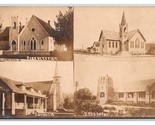 RPPC Multiview Churches Sedro Woolley Washington WA 1910 Postcard Y15 - $39.55