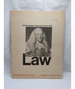 1971 Chicago-Kent College Of Law Placement Journal Yearbook - $39.59