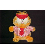 9&quot; Garfield McDonald&#39;s Employee Plush Toy From Dakin 1981 Rare - €130,29 EUR