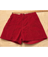 Vintage 90&#39;s Ocean Pacific OP Corduroy Skate Surf Shorts 28 Red - $120.50 CAD