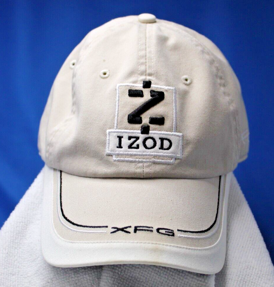 Primary image for IZOD XFG Adjustable Golf Baseball Hat Cap Beige Adjustable Size Strapback