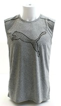 Puma Heather Gray &amp; Black Unstoppable Sleeveless Shirt Men&#39;s NWT - $34.99