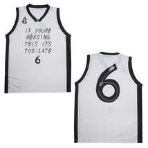Drake If You&#39;re Reading This It&#39;s Too Late Basketball Jersey - £39.87 GBP