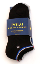 Polo Ralph Lauren Assorted Colors Low Cut Socks 3 in Package Men&#39;s 6-12.... - £34.82 GBP