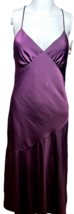 New Banana Republic Dress Women&#39;s 2 Small Purple Satin Strappy Party - AC - £23.65 GBP