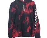 Hollister Hoodie Must Have Collection Adult Small Tie Dye Black Red Pull... - $24.70