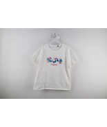 Vintage 90s Streetwear Womens XL USA Flower Butterfly Short Sleeve T-Shi... - $47.29 CAD