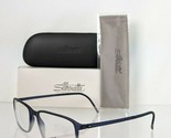 Brand New Authentic Silhouette Eyeglasses SPX 2912 75 4510 Titanium Fram... - $158.39