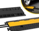 Durable Cable Ramp Protective Cover - 2,000 lbs Max Heavy Duty Hose &amp; Ca... - £63.29 GBP
