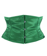 Full Steel Ironing Wasp Waist Shaper Corset Mini Waistbust Sexy Green Sa... - $19.92+