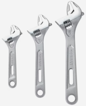 Kobalt - 55748 - 3-Piece Chrome Vanadium Steel Adjustable Wrench Set - $651.46 MXN