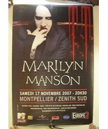 Marilyn Manson November 7th 2007 German Tour Poster Concert Gig - $1,624.37 MXN