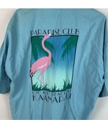 Vintage Crazy Shirts Hawaii Hawaiian Button Shirt Blue Beach XL USA 80s 90s - £27.45 GBP