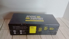 Social Sabotage: An Awkward Party Game by BuzzFeed - for Ages 17+ ~ NEW SEALED - £7.15 GBP