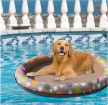 Dog Swimming Pool Inflatable Hammock Pets Pool Floating Bed Spring Summer Swimmi - £33.81 GBP+