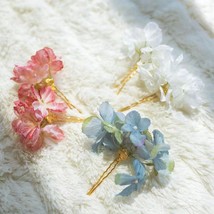 Boho Wedding Hair Accessories, A Pair of Bridal Flower Hair Pins, Hair Jewelry - £11.79 GBP