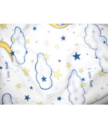 NEW 2 piece blue yellow white Stars Moon pajamas Top&amp; Pants Love Sleep s... - £27.45 GBP