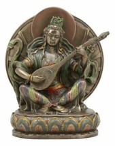 Sarasvati Collectible Figurine Statue Sculpture Figure Buddha Buddhism - $36.99