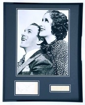 George Burns &amp; Gracie Allen Dual Signed Framed 16x20 Photo Display - £389.51 GBP