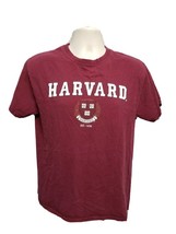 Harvard University VE RI TAS est 1636 Adult Medium Burgundy TShirt - £11.84 GBP